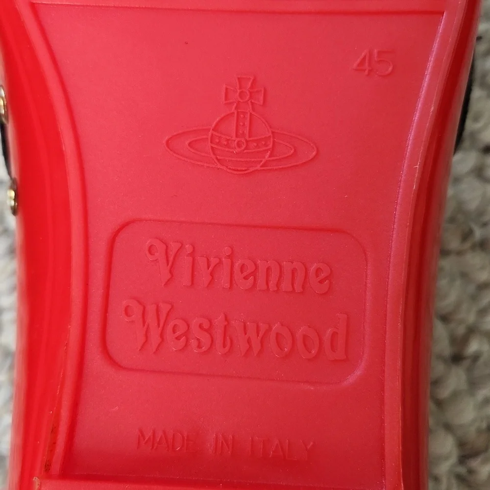 Vivienne Westwood jellies size 45 red - Picture 8 of 8